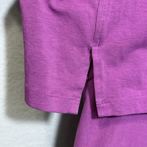 Lululemon Magenta Purple Cotton Blend Classic Fit Tank Dress Size 6 LW 1DH0S - Picture 4 of 6
